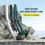 Universal Free Diving Scuba Wet Snorkeling Breathing Tube Underwater
