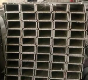 China Hot Rolled 4.5 - 12.5mm Thick Galvanized U Channel For Building Structure factory