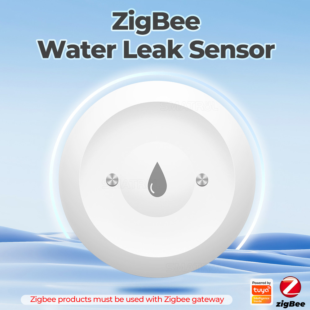 Zigbee Water leakage sensor Linkage Alarm App Water Leak Detector Tuya Zigbee Water Immersion Sensor