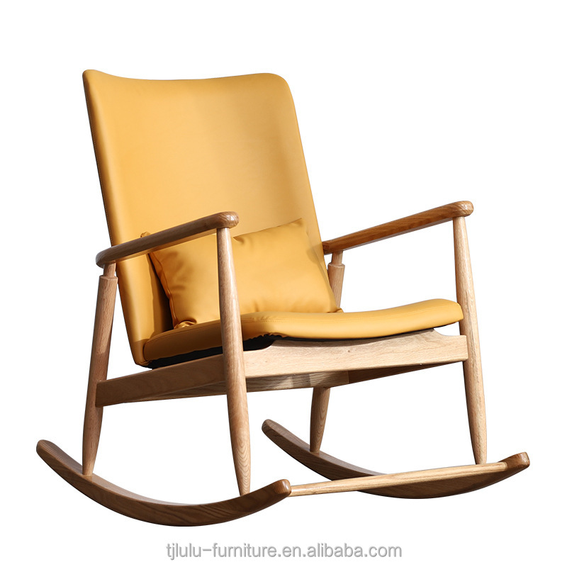 Transitional Design Style Solid Wood Office Leisure Chair with Soft Cushion and Competitive