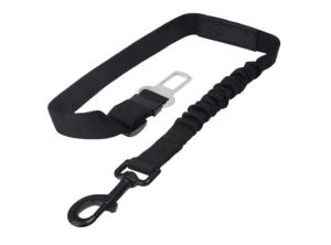 China Adjustable Pet Dog Seat Belt Leash Vehicle Car Seatbelt Harness With Elastic Nylon Bungee factory