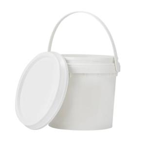 China HDPE 20 Litre Plastic Paint Bucket Square 20L Customized Stick Label factory