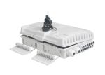 8 Core 12 Core Fibre Optic Cable Termination Boxes Holding Pole White Black