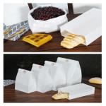 Gravure Printing Brown Kraft Food Paper Bags For Cookie Packing