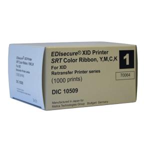 China Matica XID8100 IC ID PVC Business Card Printers DIC10509 and DIC10539 YMCK Color Ribbons factory