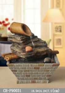 China Mountain With Bamboo Classical North American Style Home Interiors Decoration Living Room Water Fountain With LED factory
