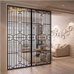 8mm Thickness Stainless Steel Room Divider Gold Hailrine Decoration Home Living