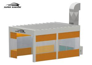 China Semi Down Draft Curtain Type Paint Prep Station Booth SG-PA7300 factory