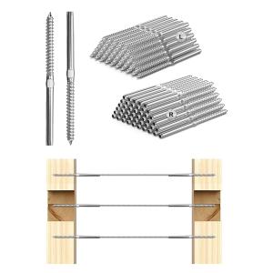 316 Stainless Steel Cable Railing Kit with Turnbuckle Tensioner