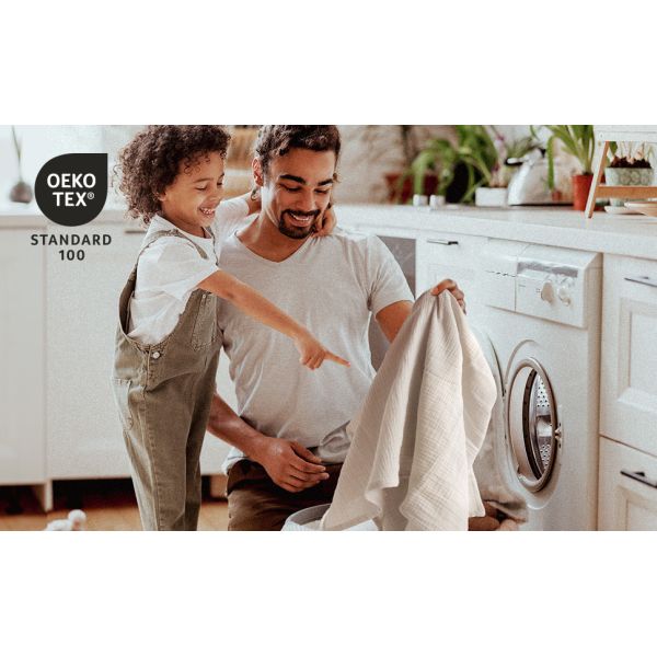 2-Pack Muslin Swaddle Blankets, Neutral Receiving Blanket Swaddling Clothes for Newborn