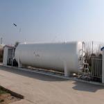 2.8 MPa LNG bullet storage tanks