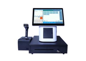 China Commercial Touch Screen Cash Register For Small Business Room Space Saving factory