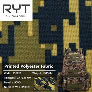 China 900×600 Yarn Printed Polyester Fabric 900D Digital Camo Fabric factory