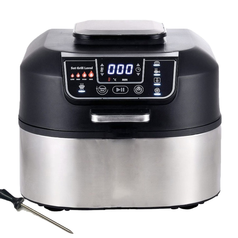 12L Electric Digital Air Fryer Oven With 8 Cooking Presets Rotisserie Dehydrator Oilless Cooker Multi Function Toaster