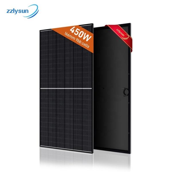 Low price high efficiency pv module competitive price tile all black camping