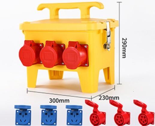 IP67 Portable Overhaul Power Box With Socket Waterproof Construction Site