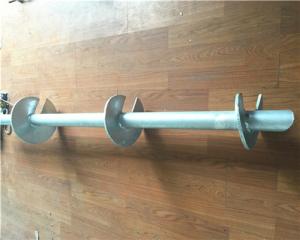 China Hot Dip Galvanized Helical Pile Foundations Ground Screw Pole Anchor factory