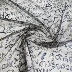 Ronzing Printed Mesh 100% Polyester Soft Tulle Fabric