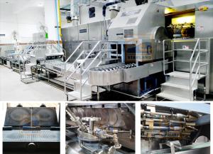 China 6000 Cones/H Tart Shell Production Line Oblaten Wafer Machine factory
