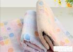 Flannel Face Cloth / Embroidered Face Towels With Jacquard Logo