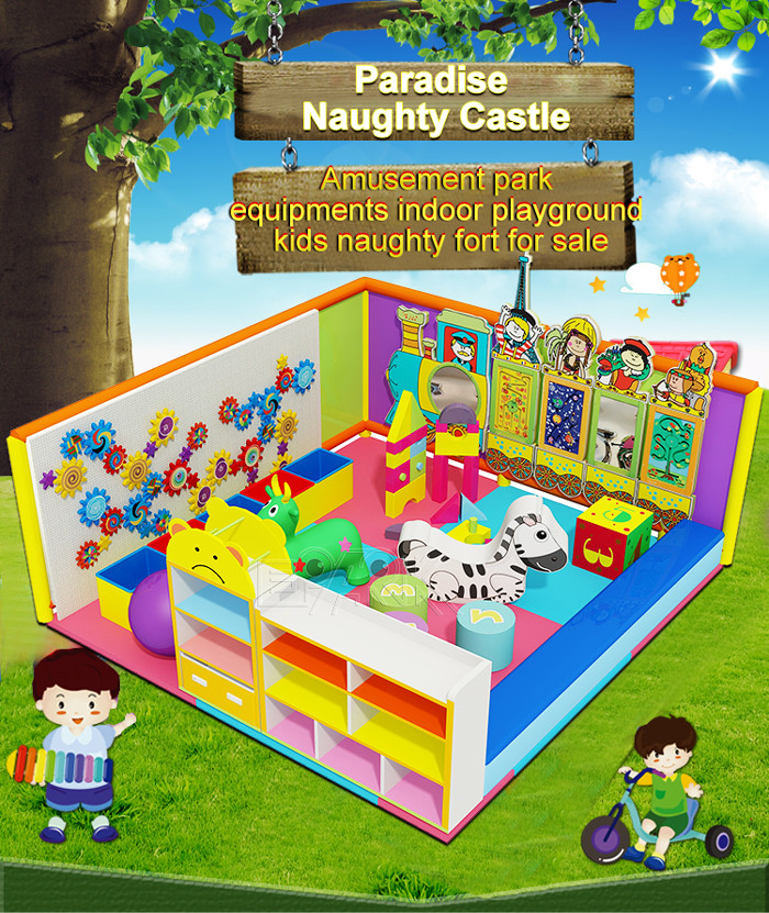 Naughty Castle Children′S Play Mazes Plastic Adventure Amusement Soft Playground