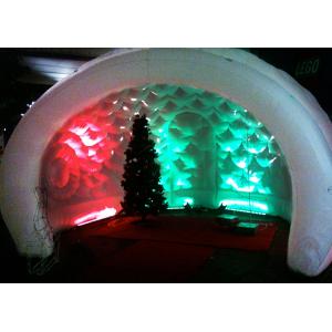 China Semicircular Booth, Advertising Inflatable Stand with LED Light factory