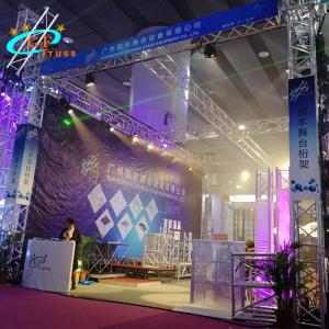 China DJ Trade Exhibition Booth Aluminum Lighting Truss Steel Structure factory