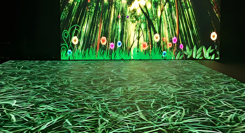 led floor display