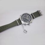 Mens Sport Style Stainless Steel Caseback Watches , Dual Time Digital Analog