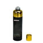 30ml 50ml 100ml 120ml Black Color Gold Plated Bottle Packaging With Threaded Lid
