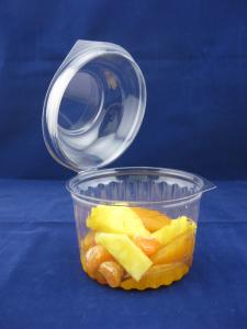 China Salad Clamshell Packaging Plastic Food Storage Container 17oz on sale