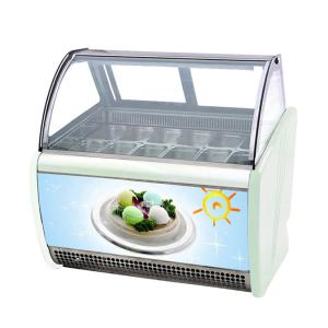 China Versatile Storage Container Gelato Display Freezer For Different Types Of Frozen Desserts factory