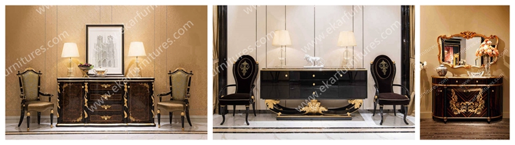 Alibaba wholesale modern dining room black sideboard TH023