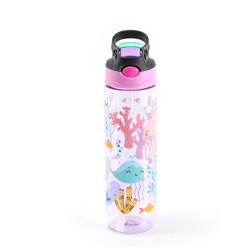 Sealed And Leakproof Plastic Straw Cup For Kids Durable And Safe Made From PC PP Material