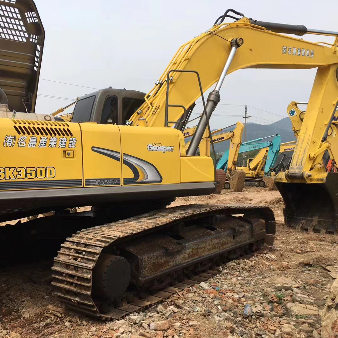 35TON Used Kobelco SK350 Crawler Excavator with 35000 KG Machine Weight