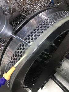 China Anti Friction Straw Pellet Machine Ring Die Alloy Steel Pellet Mill Die factory