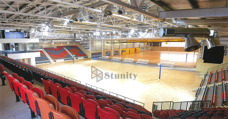 Auto Tip-Up UV Resistant HDPE Blow Molded Plastic Stadium Chair