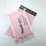 waterproof matte pink plastic poly envelope mail packaging courier shipping