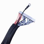 Copper Signal Wire 30PIN 40 Pin LVDS Cable With PUR TPE PVC Jacket