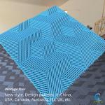18mm Rib Surface Interlocking Garage Flooring Easy Cleaning