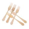 Buy cheap 1000pcs Birchwood Disposable Wooden Utensils Victorian Style Fork 200mm from wholesalers