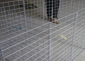 China 4.0mm 2x1x1m Gabion Cage Retaining Wall With Tensile Strength 380-550n/Mm2 factory