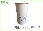Economical Takeaway Hot Coffee Paper Cups Blue Dolphin White Background