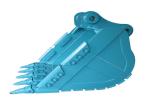 Durable Mini Digger Buckets , Excavator Grapple Bucket Wear Resistance