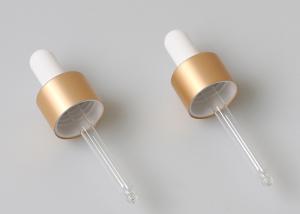 China Rubber Teat Bottle Dropper Cap , Glass Pipette Large Glass Dropper factory
