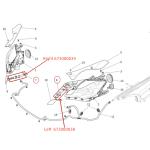 For Maserati Quattroporte 2014-2017 M156 Right Telescopic Headlamp Washer