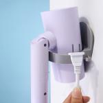 Toilet Using PS Plastic Hair Dryer Rack Wall Hanging No Odor