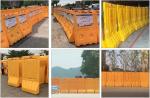 Roadway Safety Water Barrier Made Of PE Plastic For Traffic Management On