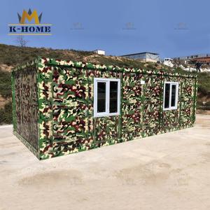 China Quick Construction Modular Military Barracks Prefab Camp Container Built Homes factory