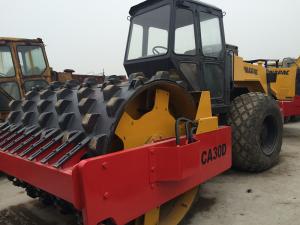 China Dynapac CA30D Second Hand Road Roller , Pull Behind Rubber Tire Roller For Sale factory